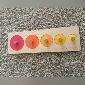 Lovevery Wooden Circle of Friends Puzzle